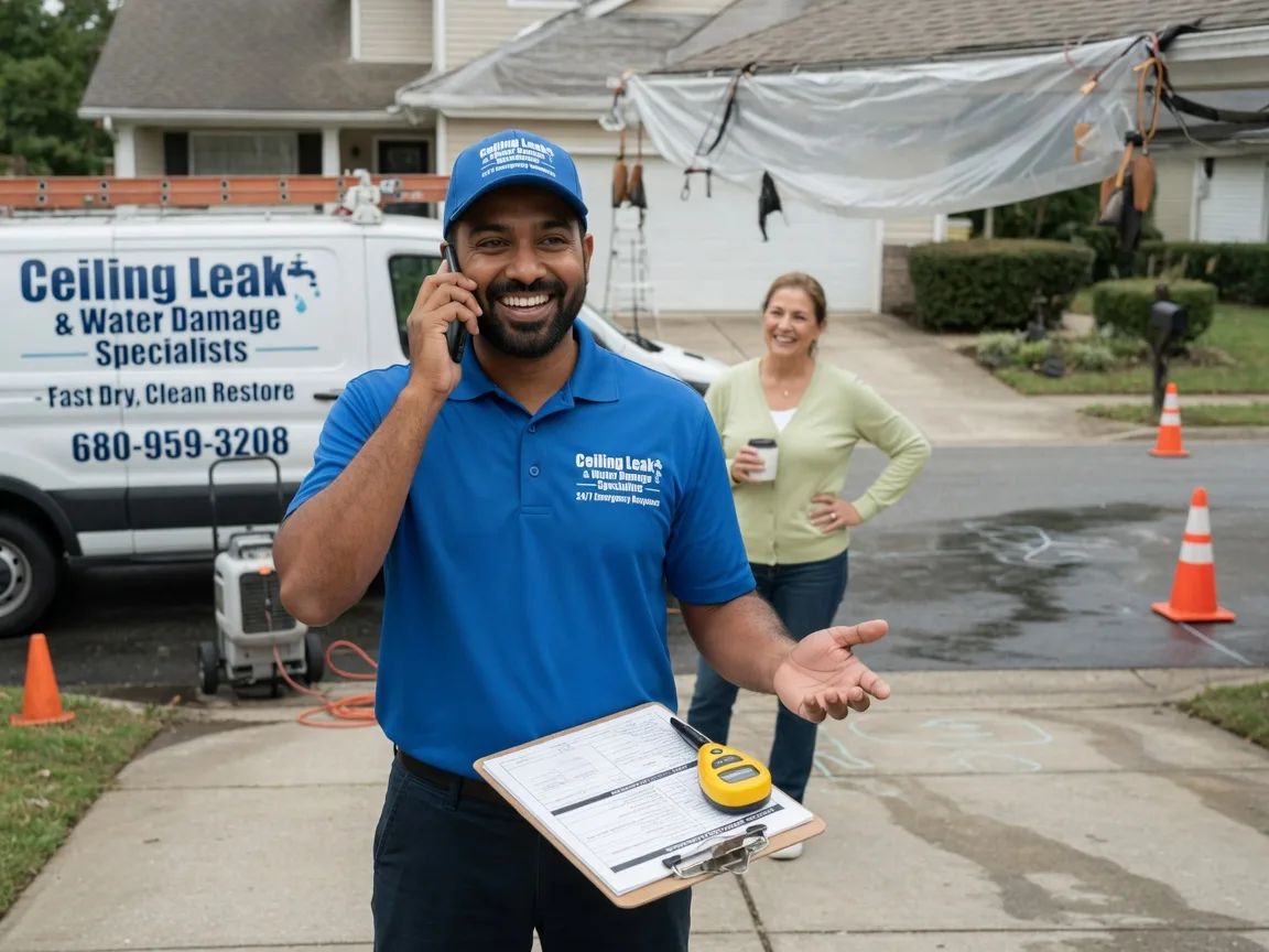Ceiling Leak Cleanup Mcmillan, MI FAQs